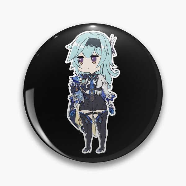Item preview, Genshin Impact Chibi Eula designed and sold by YabaiStickerCo.