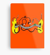 The Great Green Meat Machine Metal Print