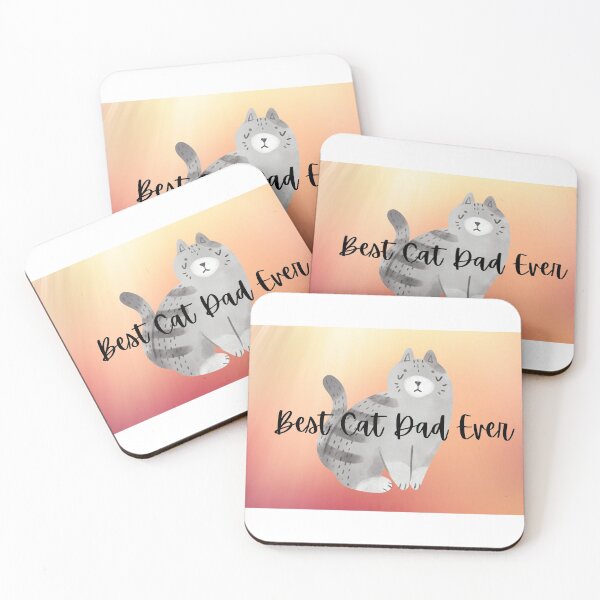 Item preview, Best Cat Dad Ever designed and sold by NerdGirlClub.