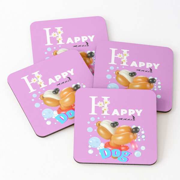 Item preview,  Happy Dog Balloons and Bubbles designed and sold by Flirt-Teez.