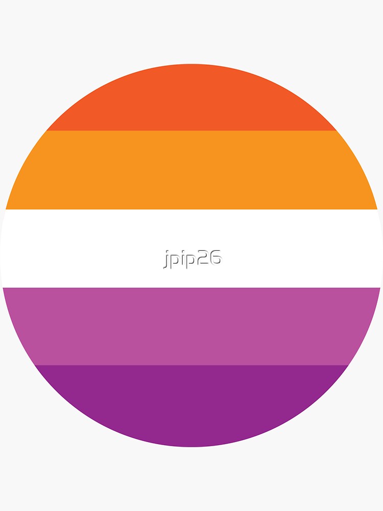 Lesbian Pride Flag Round Sticker For Sale By Jpip26 Redbubble 9600