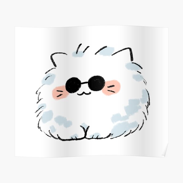 Gojo Cat Wall Art | Redbubble