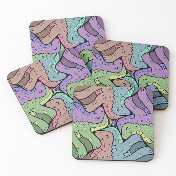 Item preview, Colorful Happy Dinosaur Print designed and sold by FlyingFennec.