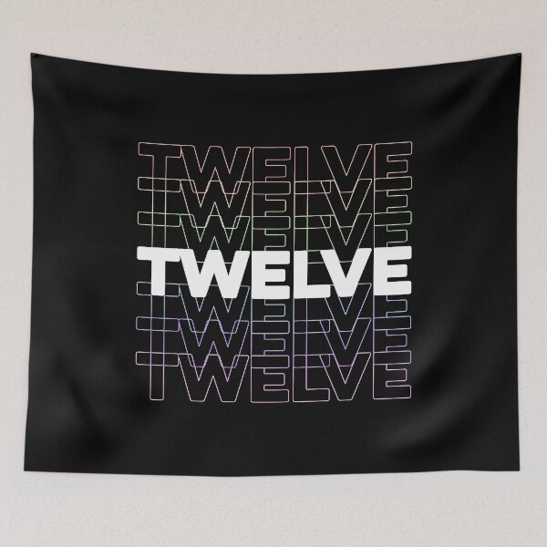 Item preview, 12th Kids Birthday, Adults Favorite # Twelve, Rainbow Color designed and sold by The Princess Saves Herself.