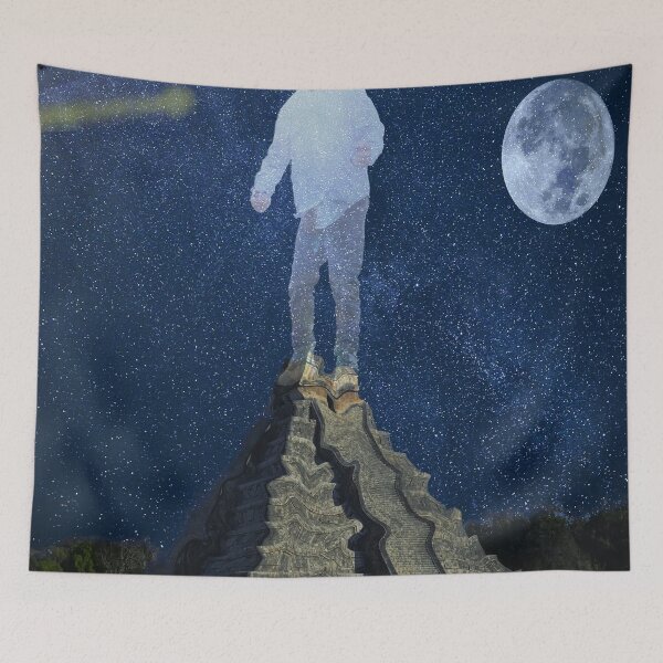 Item preview, Cool night Sky Ancient Pyramid designed and sold by Remorem.