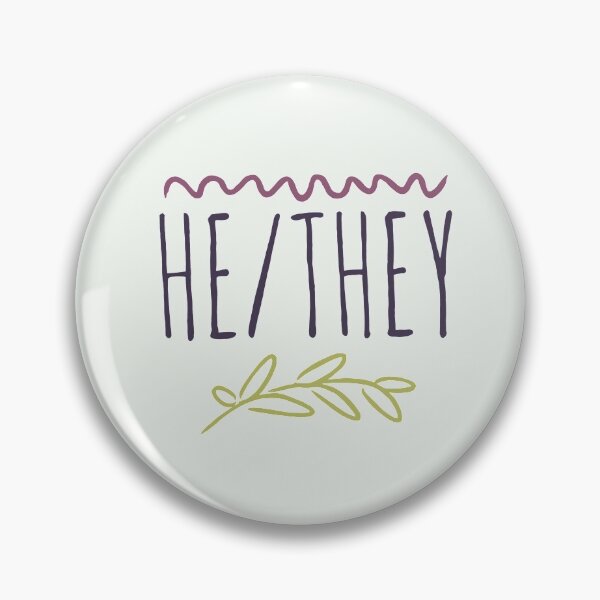 Item preview, He/They Pronouns designed and sold by Elisa Toy.