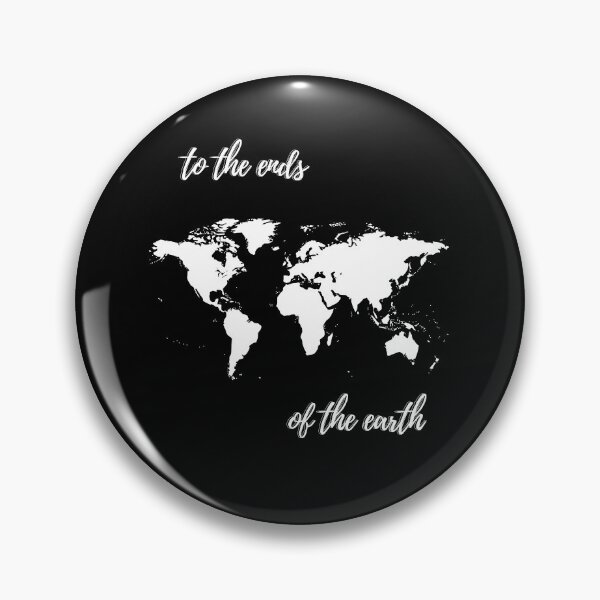 Item preview, To The Ends Of The Earth | Black & White | Map designed and sold by LoveGen.