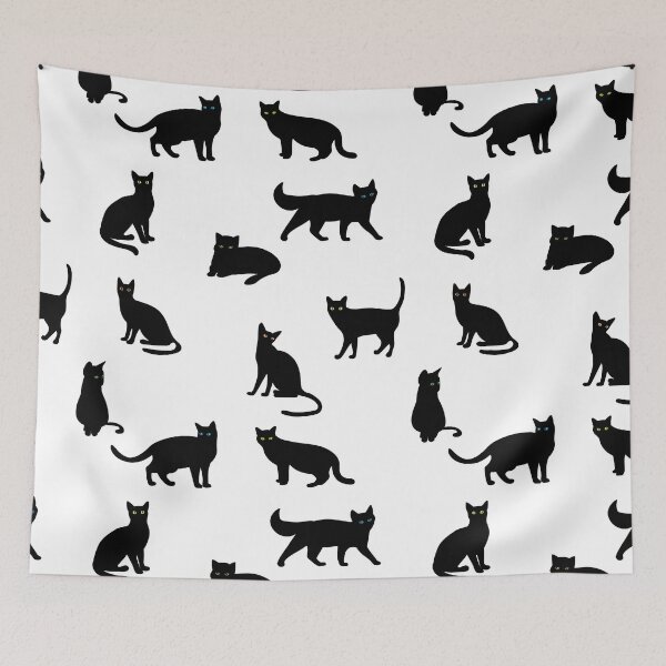 Item preview, Cute Black Cat Sticker designed and sold by GlowinUp Shop.