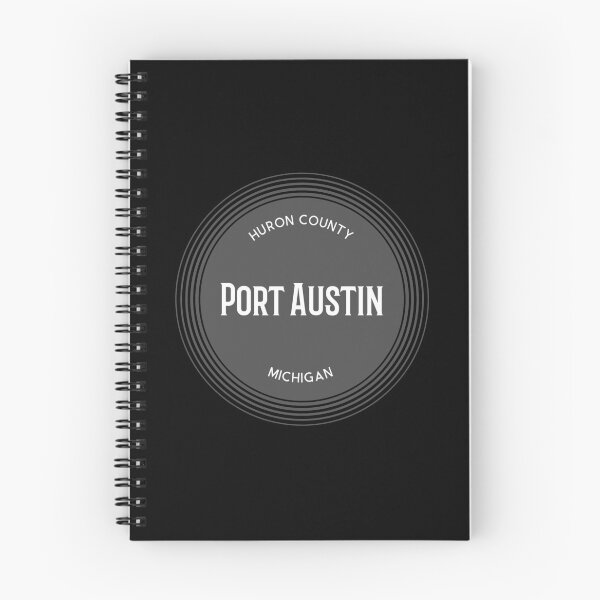 Item preview, Port Austin Michigan Circle Fade Design designed and sold by Eleven-K.