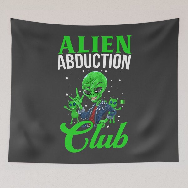 Item preview, Alien Abduction Club Believe UFO Conspiracy Funny Alien designed and sold by ChromanautMerch.