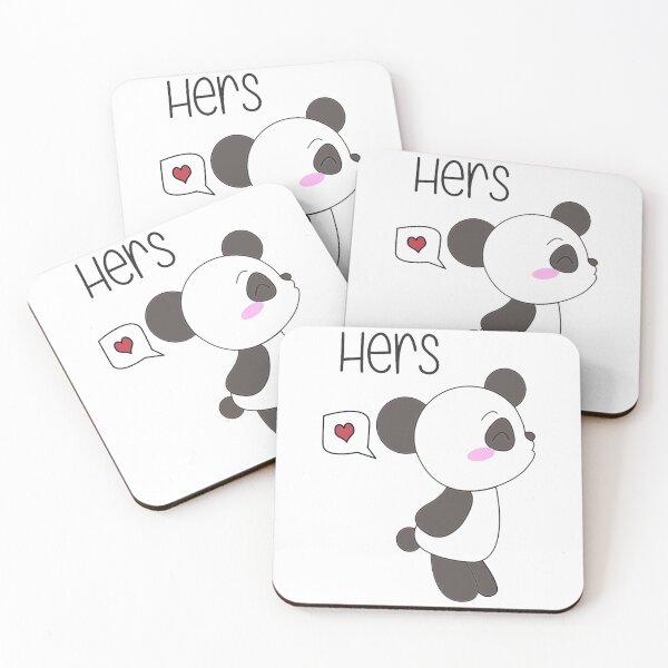 Item preview, His  Hers Panda Couple Shirts Boy Version designed and sold by AzzoHandmade.