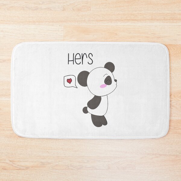 Item preview, His  Hers Panda Couple Shirts Boy Version designed and sold by AzzoHandmade.