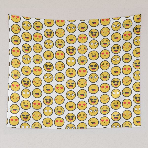 Item preview, Funny Emoji Day Pattern Fun designed and sold by SimoCompany.