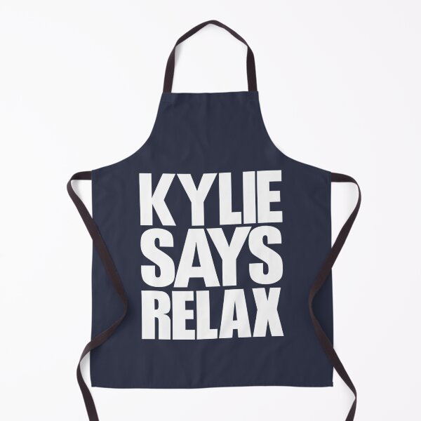 Item preview, Kylie Minogue Kylie Says Relax texto en blanco designed and sold by AzzoHandmade.