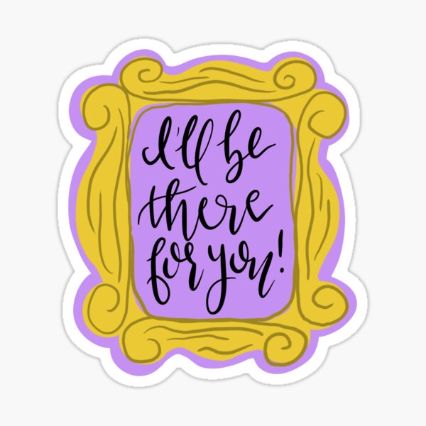 Download Friends Frame Stickers Redbubble