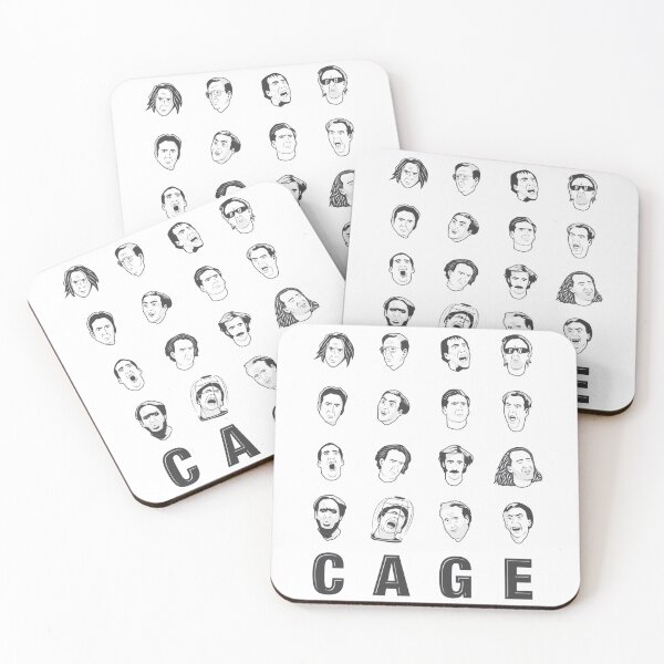 Item preview, The Many Faces of Nicolas Cage designed and sold by AzzoHandmade.