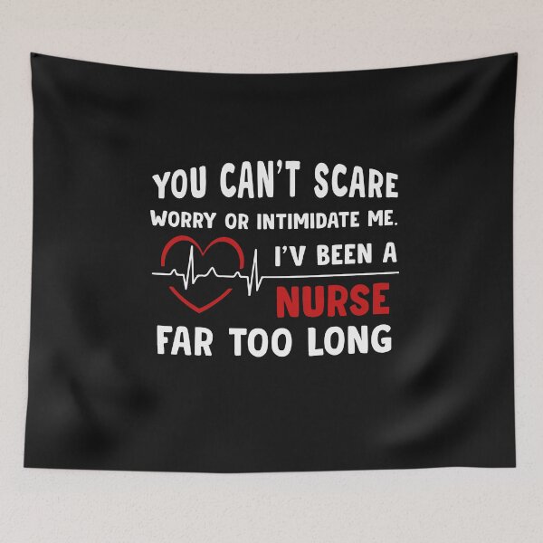 Item preview, You can't scare me I'm the crazy halloween Nurse designed and sold by JohnEPerez.