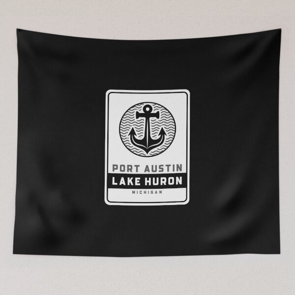 Item preview, Port Austin Michigan Lake Huron Anchor Design designed and sold by Eleven-K.
