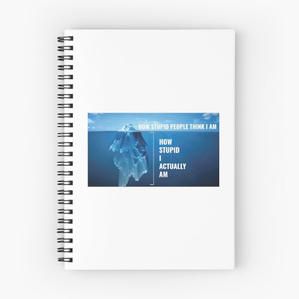 Item preview, I Am Stupid | Funny Iceberg Meme designed and sold by Minimalwiz.