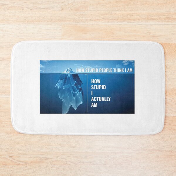 Item preview, I Am Stupid | Funny Iceberg Meme designed and sold by Minimalwiz.