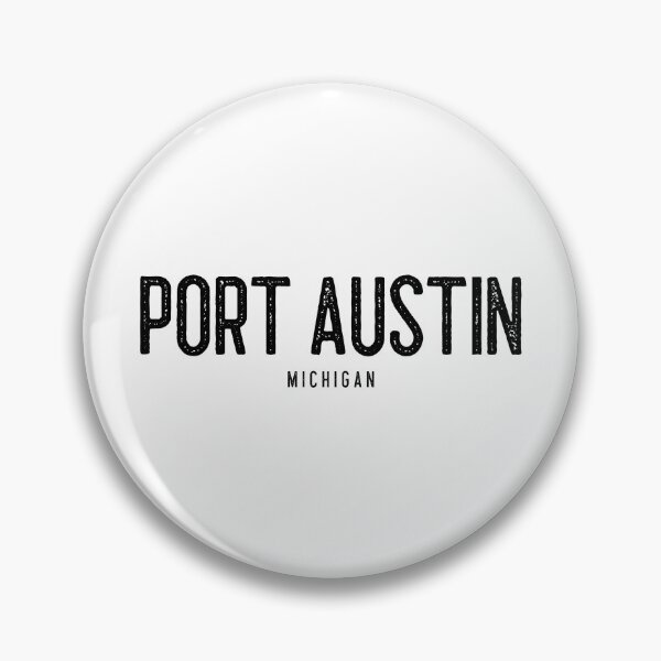 Item preview, Port Austin Michigan Classic Straight Aged Text Black Design designed and sold by Eleven-K.