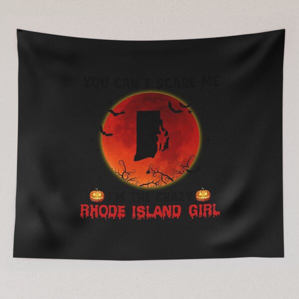 Item preview, You can't scare me I'm the crazy halloween Rhode Island designed and sold by JohnEPerez.