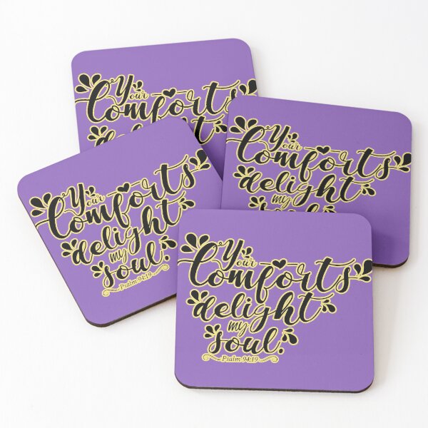 Item preview, Psalm 94:19 Your Comfort Delights Me designed and sold by garmentoffaith.