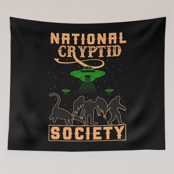 Item preview, National Cryptid Society Creatures Conspiracy Funny Alien designed and sold by ChromanautMerch.