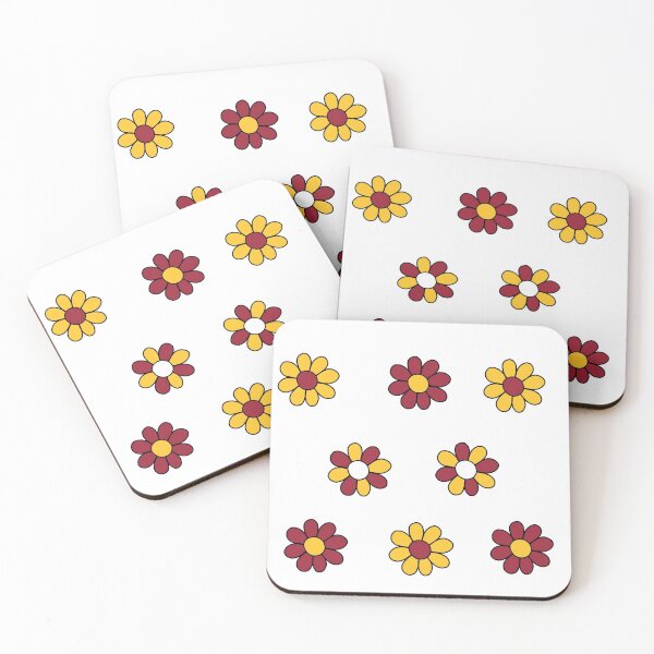 Item preview, Maroon and Yellow Flower Pack designed and sold by alekkar2002.