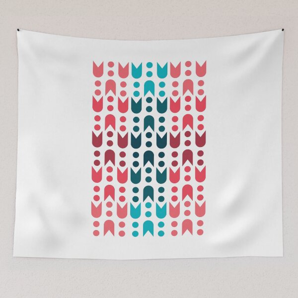 Item preview, Retro Scandinavian Flower Pattern designed and sold by ICheckmateThee.