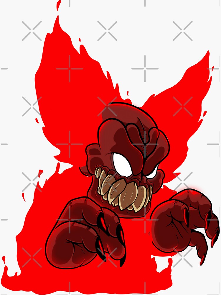 Pegatina «Tricky Hellclown Friday Night Funkin» de SenorFiredude ...