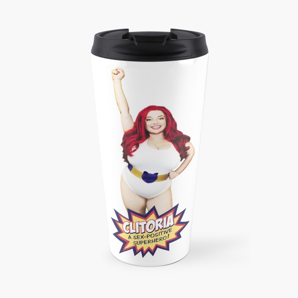 Clitoria - Fist up Travel Coffee Mug