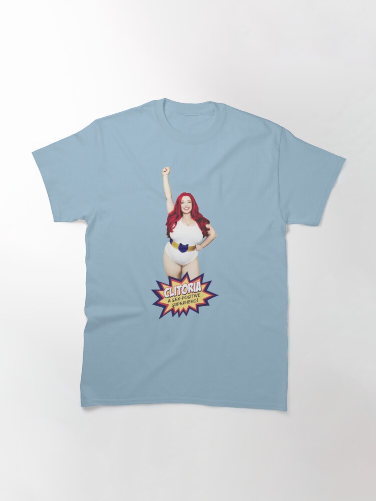 Thumbnail 2 of 7, Classic T-Shirt, Clitoria - Fist up designed and sold by Laura Bailey.