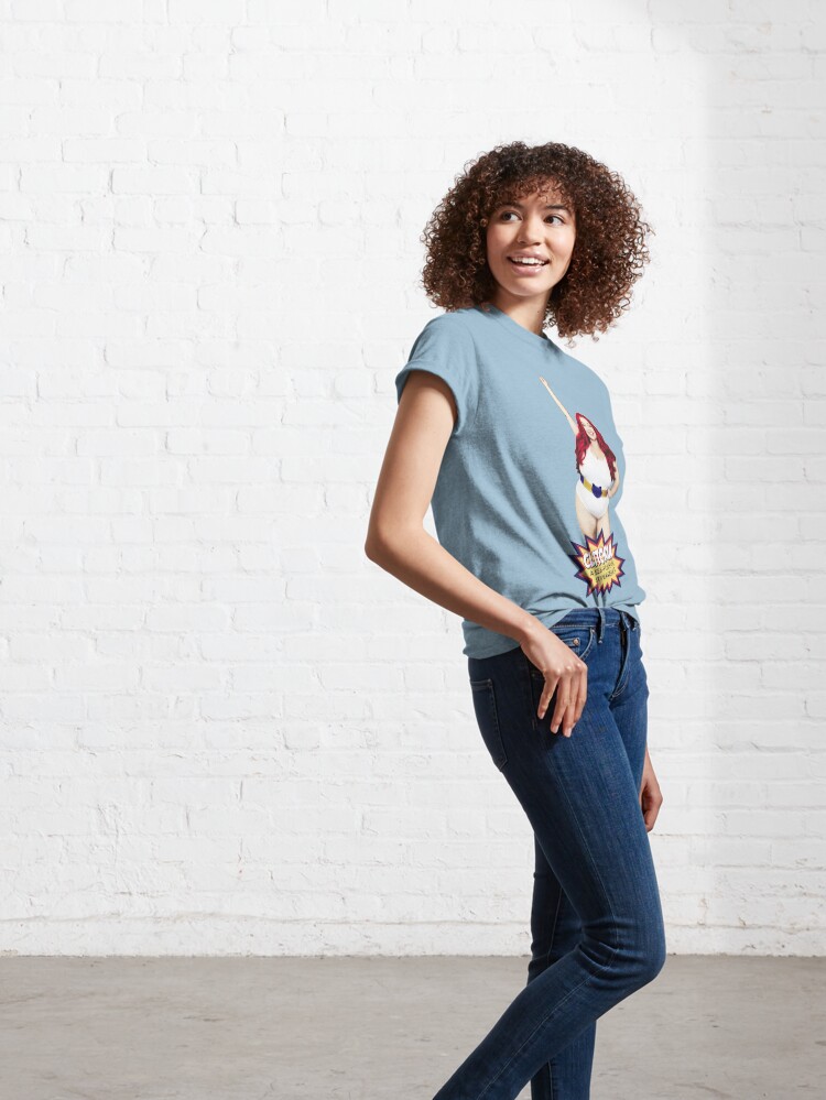 Thumbnail 6 of 7, Classic T-Shirt, Clitoria - Fist up designed and sold by Laura Bailey.