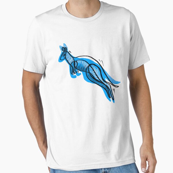 Cute Jumping Kangaroo Essential T-Shirt