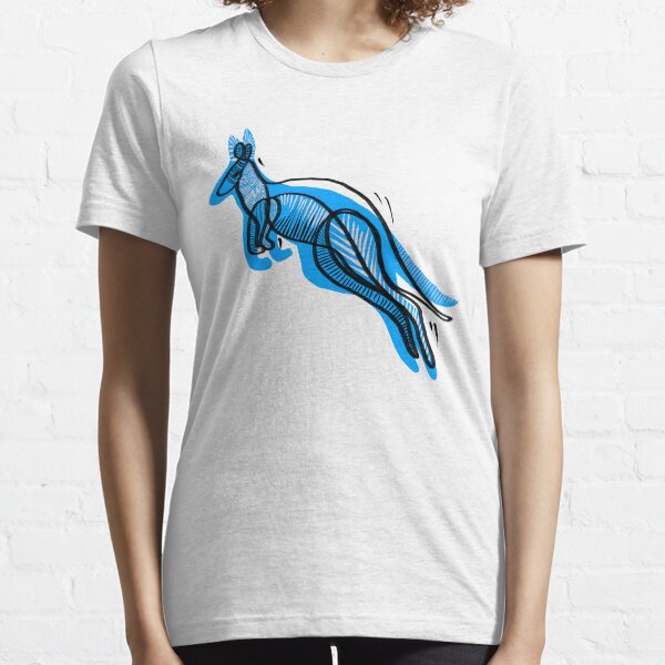 Cute Jumping Kangaroo Essential T-Shirt