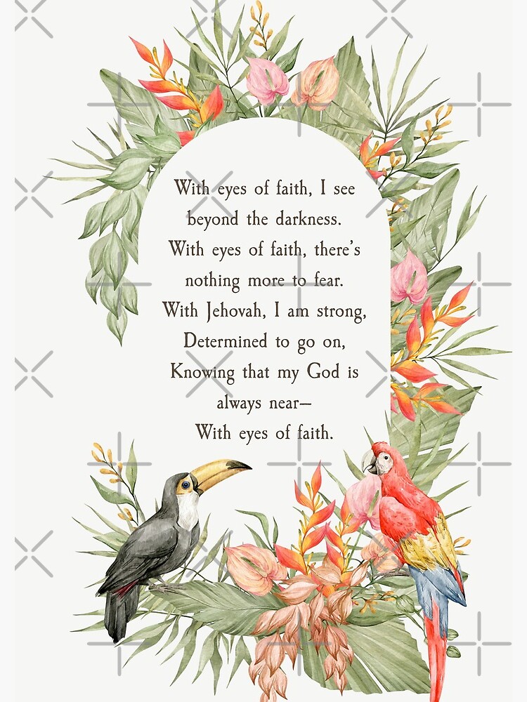 WITH EYES OF FAITH by JenielsonDesign