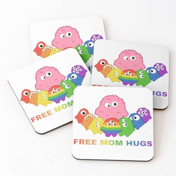 Item preview, Free Mom Hugs Pride Month designed and sold by KatieLibArt.