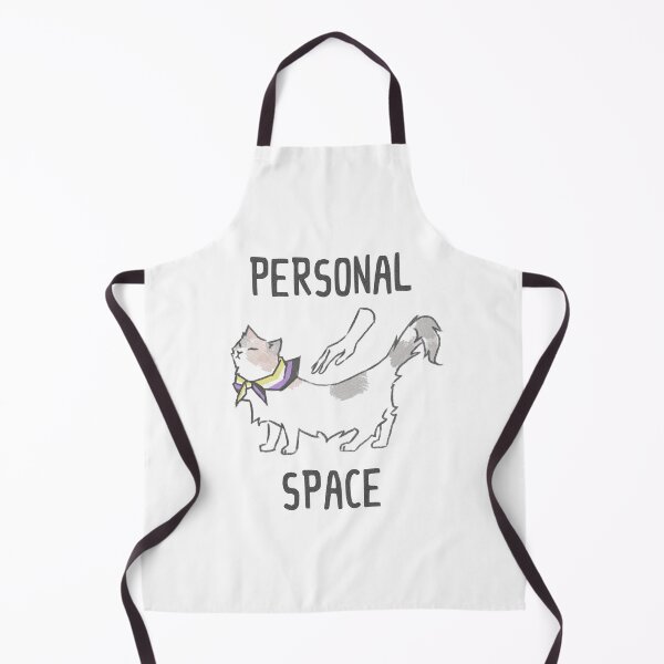 Item preview, Personal Space Cat Non-Binary Pride designed and sold by Yaromary.