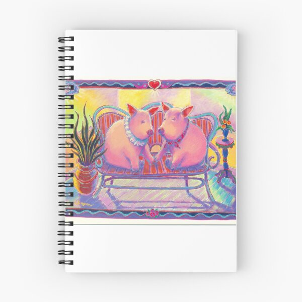 Item preview, Pigs in Love designed and sold by Lencho.