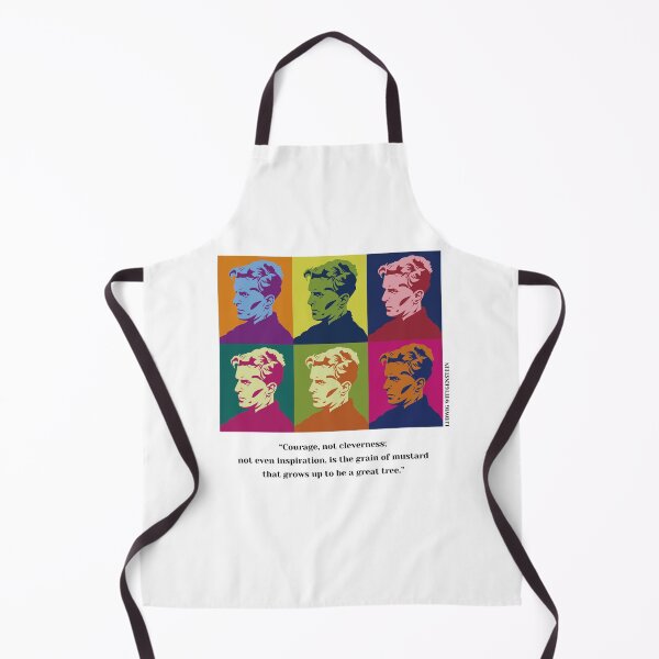 Item preview, pop art Ludwig Wittgenstein, Courage not cleverness(gothic) designed and sold by challengecafe.
