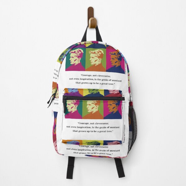 Item preview, pop art Ludwig Wittgenstein, Courage not cleverness(gothic) designed and sold by challengecafe.