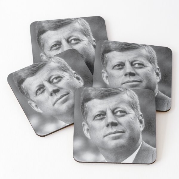 Item preview, President John F. Kennedy JFK Portrait President USA Public Domain Reprint Photo Picture designed and sold by Lindseyideishi.