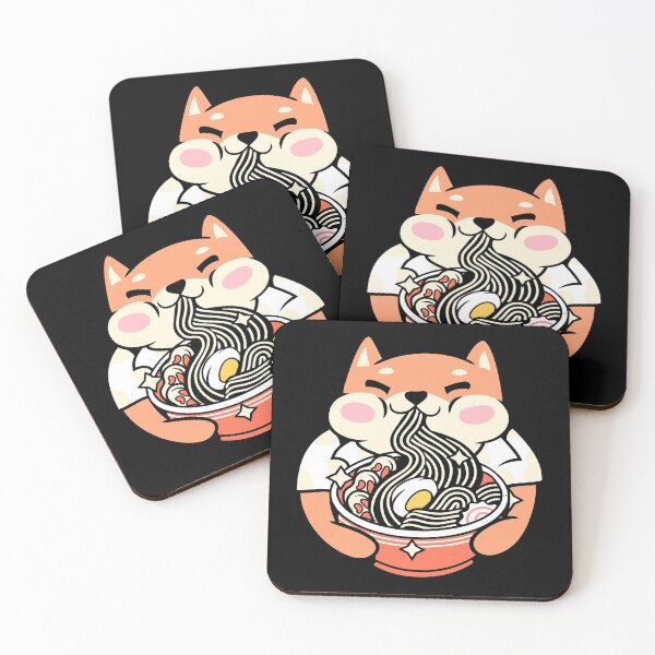 Item preview, Corgi Eating Ramen Cute Kawaii Noodles designed and sold by YueHeng Creates ⭐⭐⭐⭐⭐.