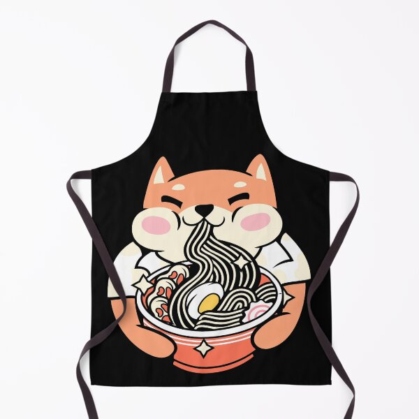 Item preview, Corgi Eating Ramen Cute Kawaii Noodles designed and sold by YueHeng Creates ⭐⭐⭐⭐⭐.