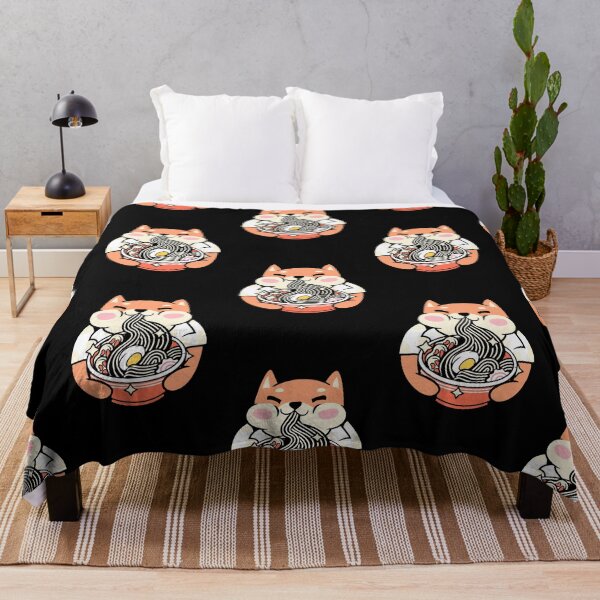 Item preview, Corgi Eating Ramen Cute Kawaii Noodles designed and sold by YueHeng Creates ⭐⭐⭐⭐⭐.