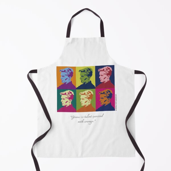 Item preview, pop art Ludwig Wittgenstein, Quotes, Genius is talent exercised with courage.(handwriting) designed and sold by challengecafe.