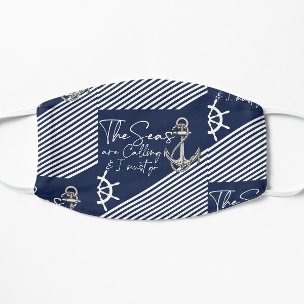 Sea is Calling and I must Go by TonyRockets Flat Mask