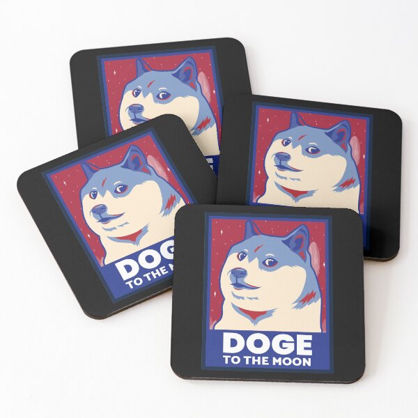 Item preview, Doge to the Moon - Invest in Dogecoin Cryptocurrency designed and sold by Rhu Creations.