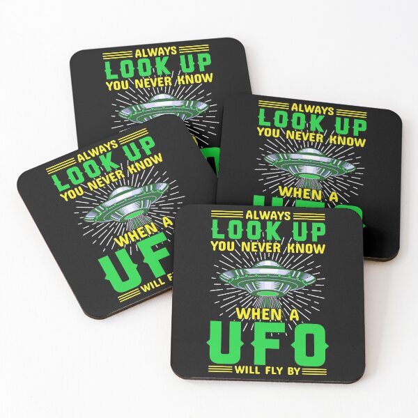 Item preview, Always Look Up You Never Know When A UFO Will Fly By designed and sold by ChromanautMerch.